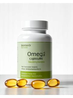 Opakowanie kapsułek Omega-3 wysokiej jakości